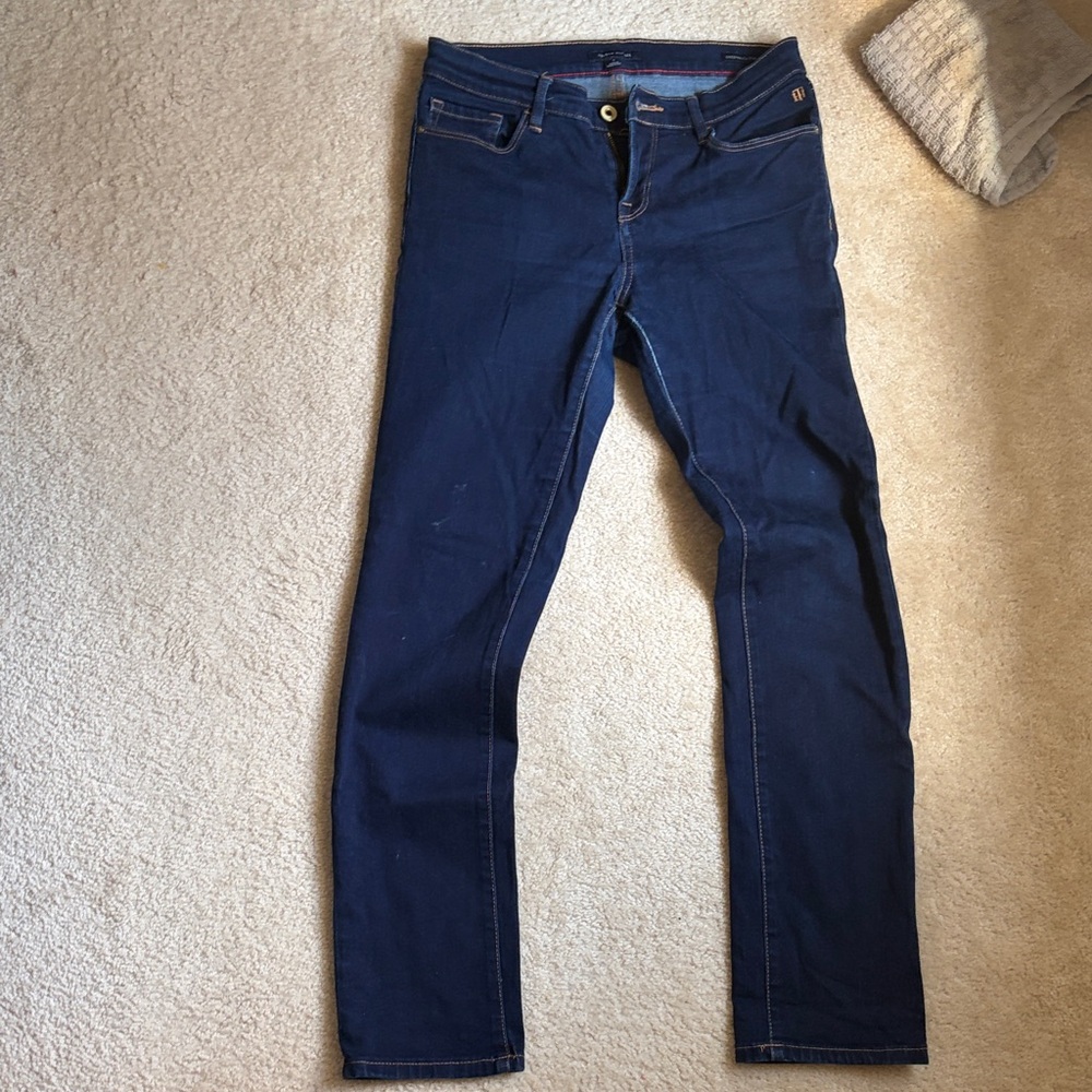 Tommy Hilfiger Women's Navy Boot Cut Jeans